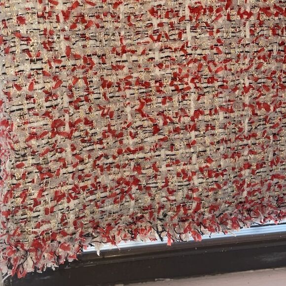 Ann Taylor Red and White Tweed Mini Dress - Picture 5 of 13